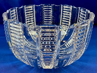 Stunning Large Vintage Cut Crystal Bowl