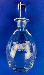Vintage Chateau Lafite Rothschild Fine Quality Crystal Decanter