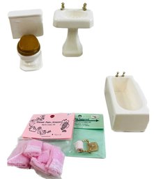 Dollhouse Bathroom Set