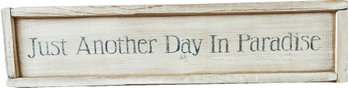 Wooden Quote Plaque - Signed 'Darlene Designs - Hand Painted Originals - Made In The USA'
