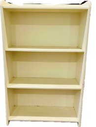 Solid Wood White Bookcase