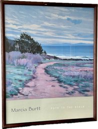Path To The Beach- Poster By Marcia Burtt