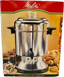 Melitta 45-cup Stainless Steel Coffee Urn