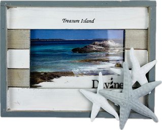 Treasure Island Wooden Picture Frame