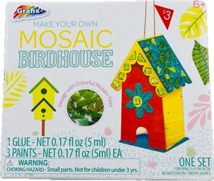 New! Granix Mosaic Birdhouse Kit