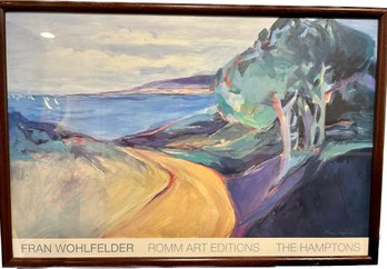 Fran Wohlfelder Framed Poster 'The Hamptons'