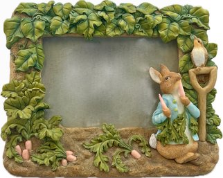 Peter Rabbit In The Garden Picture Frame - Signed 'Westland Giftware'