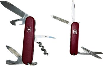 Pair Of Swiss Army Knives