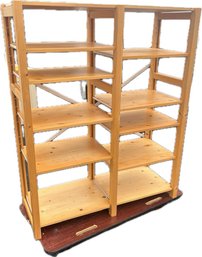 Modular Wooden Shelving Unit