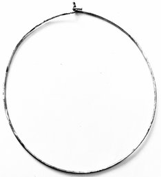 Vintage Silver 'Monet' Collar Necklace - Signed 'Monet'