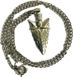 Arrowhead Silver Tone Necklace