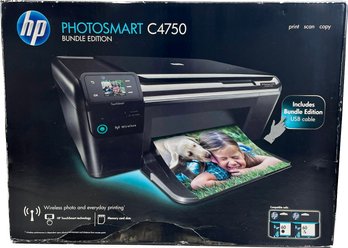 New! HP Photosmart C4750- Bundle Edition