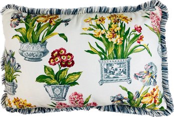 Floral Printed Throw Pillow