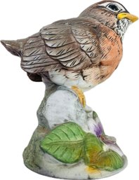 Vintage Porcelain Figurine - Signed 'Robin By Andrea'
