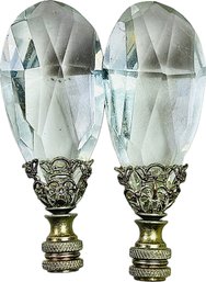 Vintage Crystal Lamp Finials