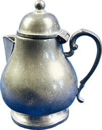 Vintage Pewter Tea Pot - Signed 'Art Pewter - Handmade Danish Pewter Made In USA'