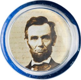 Abraham Lincoln - Glass Paperweight