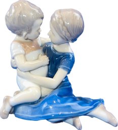 Denmark - Bing & Grondahl Girl & Boy Figurine  - Copenhagen Denmark