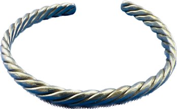 Twisted Brass-Tone Cuff Bracelet