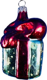 Hand Blown Glass Christmas Ornament - Signed 'Made In Poland'