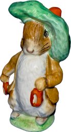'Benjamin Bunny' Beswick Porcelain Figure - Signed 'F. Warne & Co. Ltd. Copyright 1948 - Beswick, England'
