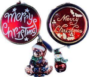 Collection Of Glass Ornaments