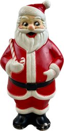 Lidco 1960s Vintage Blow Mold Santa With Candy Cane Christmas Blow Mold