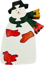 Wooden Christmas Snowman Puzzle