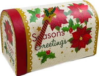 Christmas Mailbox Paperboard Decoration