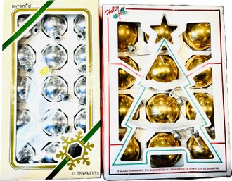 Collection Of Boxed Christmas Ornaments