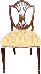 Sheraton Style Shield Back Dining Chair With Wheat Sheathes - Spade Feet - Great Proportions