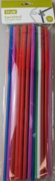 True Twisted 11' Ultra Bendy Straws 50 Pack