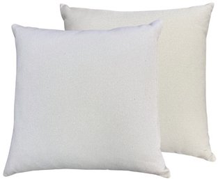 Pair Of Large (25x25 Inch) Pillows With Zipper