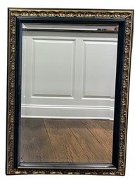 Mirror - Beveled - With Black And Gold Frame - Roughly 31 Wide X 42 High