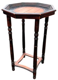 Octangle Wooden Side Table