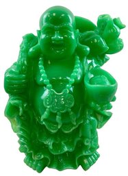 Large Jade Colored Buddha