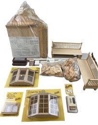 Dollhouse: Building Additions,  Lights, Additional Flooring And Original Building Plans
