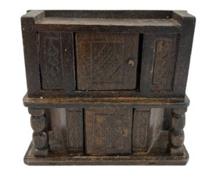 Dollhouse Hutch - Looks Like An Antique Court Cupboard!