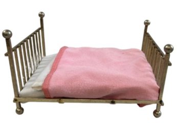 Dollhouse Brass Bed