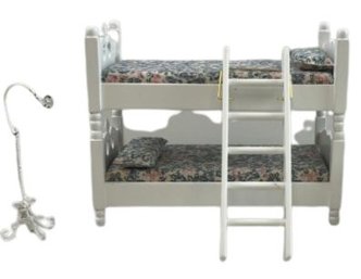 Dollhouse Bunk Beds And Clothing Rack