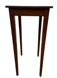 Vintage Sheraton Style Wood Side Table - Small Scale Design