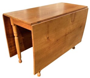 Gate Leg Table Wide Board Top - 42 Inches Wide X 20 Deep X 28 High - When Extended, 63 Inches Wide!