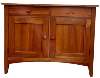 Ethan Allen Cabinet - Opens To Be A Bar - Likely Part Of The American Impressions Series - Matches Door Chest
