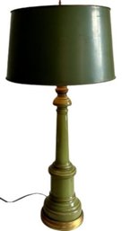 Ceramic Lamp With Vintage Design - 32 Inches Tall