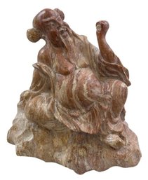 Carved Soapstone Chinese Figure