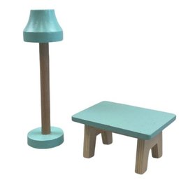 KidKraft Majestic Mansion Dollhouse Table And Lamp