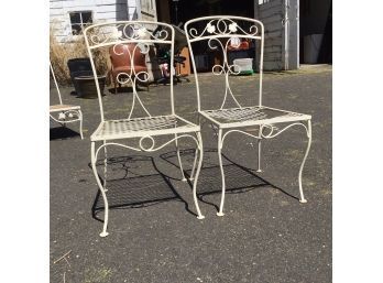 Pair Of John Salterini Maple Leaf Dining Chairs