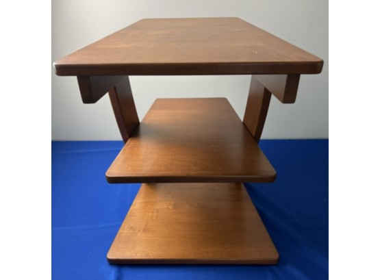 3 Tiered Wood Shelf/bedside Table
