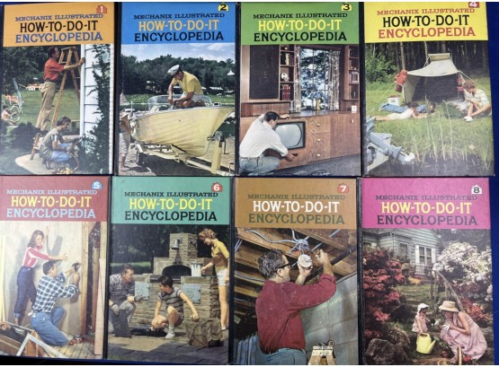 Fantastic Vintage Do It Yourself! Set Of 16 How-to-Do-It Encyclopedias