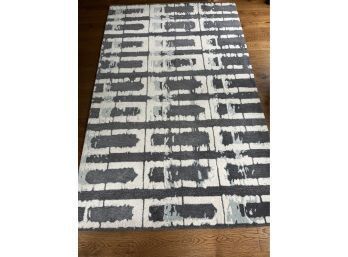 5X8 Contemporary Wool Area Rug